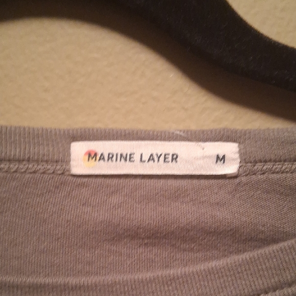 Marine Layer Taupe SS Tee M - Picture 1 of 3